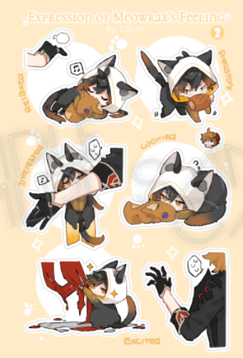 [ReadyStock] Tartali PVC Clear Sticker Set