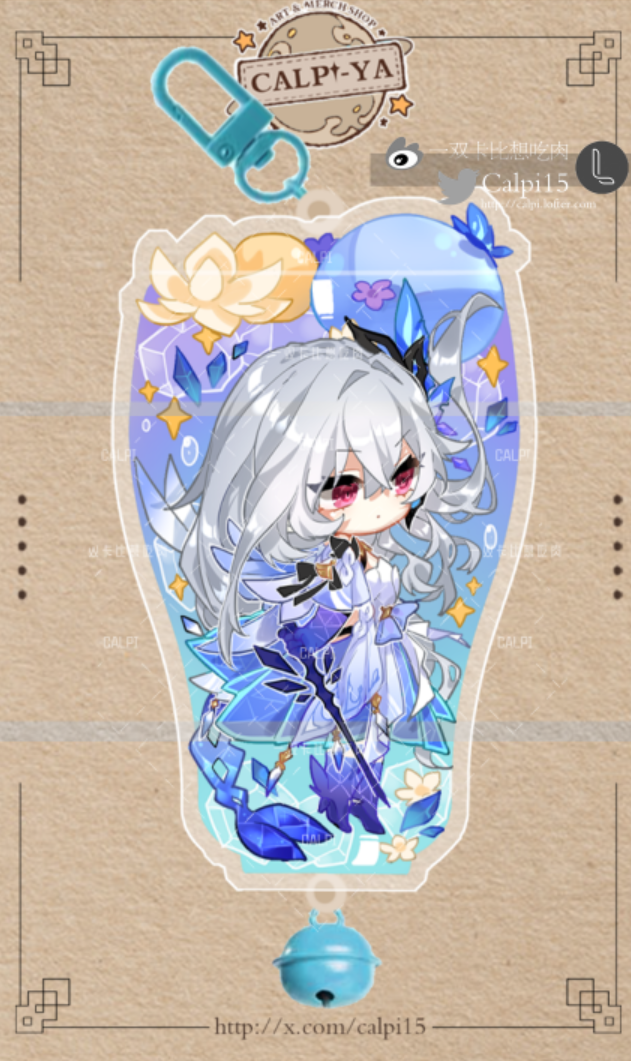 [Ready-Stock] Calpi's Cocktail Series Acrylic Charms (HSR, genshin LADS and ZZZ)