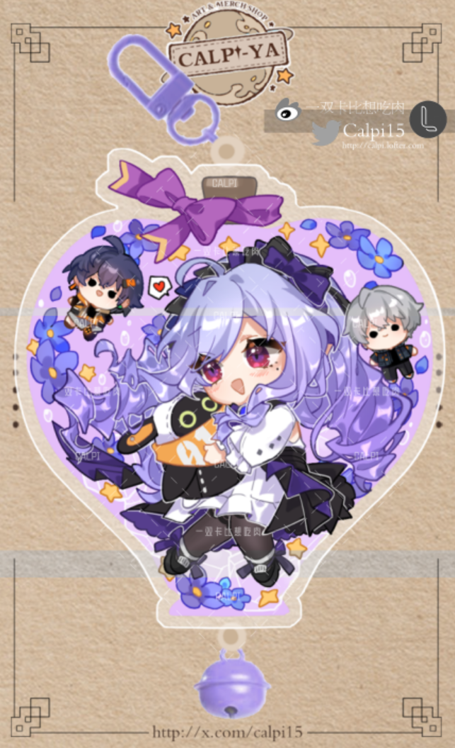 [Ready-Stock] Calpi's Cocktail Series Acrylic Charms (HSR, genshin LADS and ZZZ)
