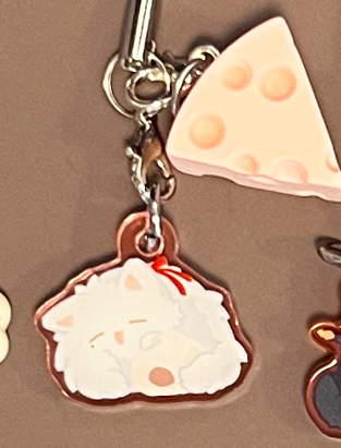 [ReadyStock] HSR and Genshin fluffballs mini-keychains