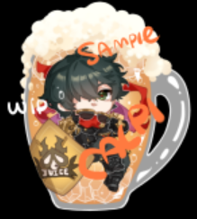 [Ready-Stock] Calpi's Cocktail Series Acrylic Charms (HSR, genshin LADS and ZZZ)