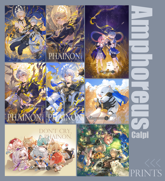 [Ready Stock] Phainon and Amphoreus Prints/Postcards