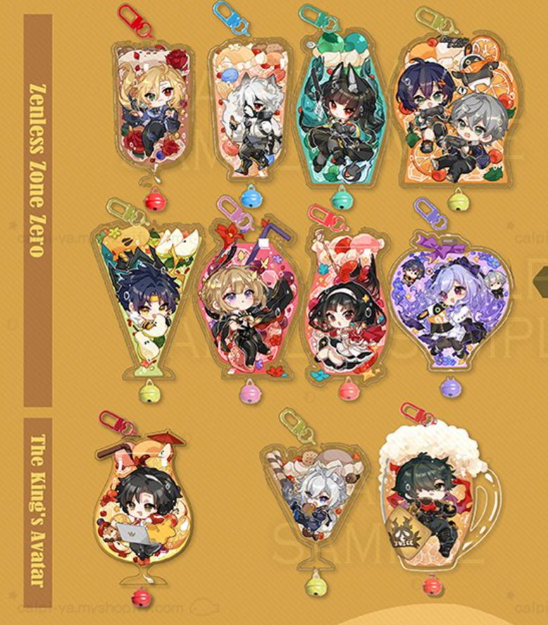 [ReadyStock] Calpi's Cocktail Series Stickers (HSR, genshin LADS and ZZZ)