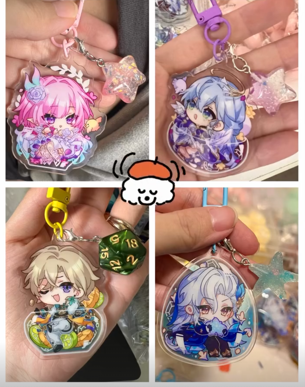 [Pre-order] Mocktail Series Charms and Stickers - Honkai: Star Rail