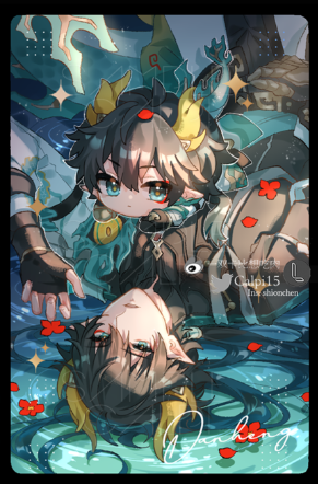 [Pre-order] By Your Side Holo Foil Photocard Series 1st Set (Genshin Impact, Honkai: Star Rail)
