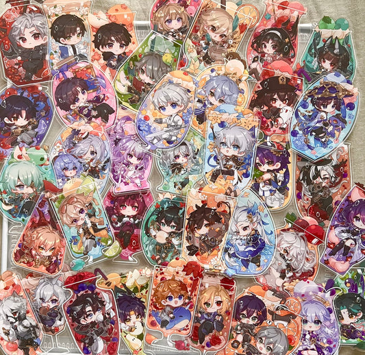 [ReadyStock] Calpi's Cocktail Series Stickers (HSR, genshin LADS and ZZZ)