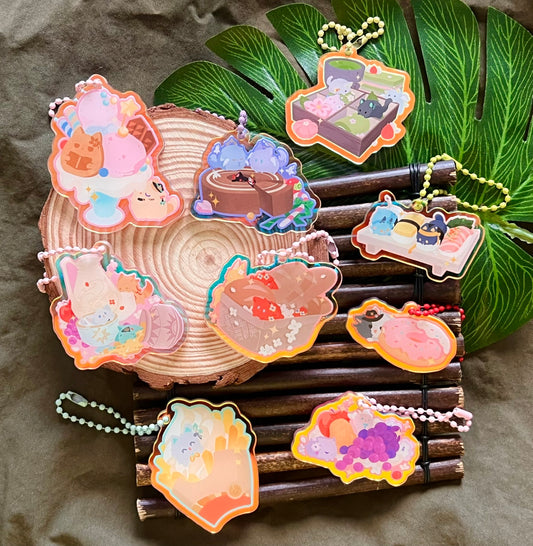 [ReadyStock]Kitten&Dessert Themed Mini Charms
