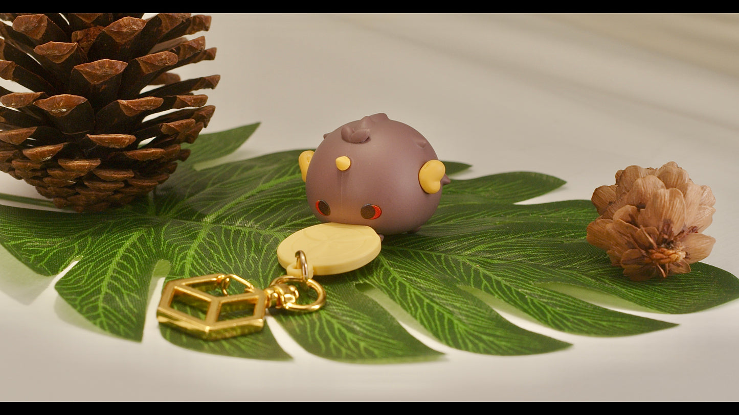 [ReadyStock] Little Fluffball (Zhongli) Mini Figurine Charm
