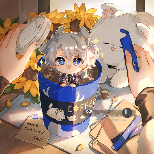 [Pre-order] Phai Phai Latte PVE Clear Print with Pearly Foil